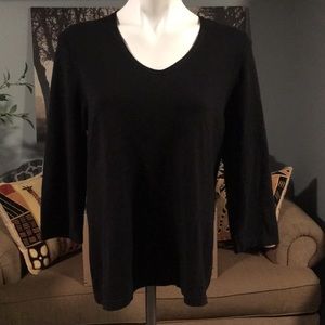 J. McLaughlin Black Light Sweater - X-Large